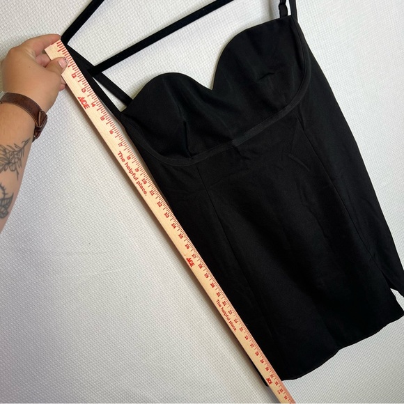 PRINCESS‎ POLLY | Black Short Dress Dainty Black NWT 10 - Picture 4 of 9